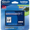 Brother Brother 9mm (3/8") Black on Clear Laminated Tape (8m/26.2') TZE121